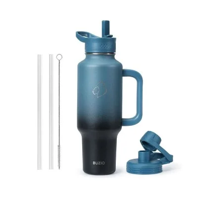 Buzio Trophy Series Handled Water Bottle for Car 1.2L - Indigo Crush